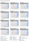 Kalender 2007 mit Ferien und Feiertagen Brasilien