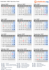 Kalender 2007 mit Ferien und Feiertagen Burkina Faso