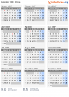 Kalender 2007 mit Ferien und Feiertagen China