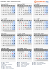 Kalender 2007 mit Ferien und Feiertagen Elfenbeinküste