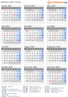 Kalender 2007 mit Ferien und Feiertagen Eritrea
