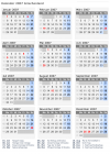 Kalender 2007 mit Ferien und Feiertagen Griechenland