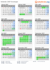 Kalender 2007 mit Ferien und Feiertagen Groningen