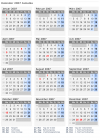 Kalender 2007 mit Ferien und Feiertagen Jamaika