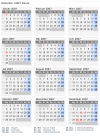 Kalender 2007 mit Ferien und Feiertagen Kenia