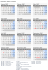 Kalender 2007 mit Ferien und Feiertagen Kroatien