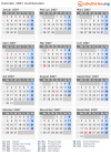 Kalender 2007 mit Ferien und Feiertagen Liechtenstein