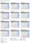 Kalender 2007 mit Ferien und Feiertagen Litauen