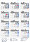 Kalender 2007 mit Ferien und Feiertagen Malta