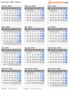 Kalender 2007 mit Ferien und Feiertagen Nepal