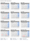 Kalender 2007 mit Ferien und Feiertagen Neuseeland