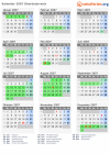 Kalender 2007 mit Ferien und Feiertagen Oberösterreich