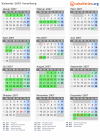 Kalender 2007 mit Ferien und Feiertagen Vorarlberg