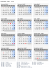 Kalender 2007 mit Ferien und Feiertagen Peru