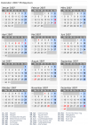 Kalender 2007 mit Ferien und Feiertagen Philippinen