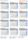 Kalender 2007 mit Ferien und Feiertagen Polen