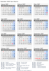 Kalender 2007 mit Ferien und Feiertagen San Marino