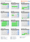 Kalender 2008 mit Ferien und Feiertagen Burgenland