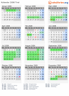 Kalender 2008 mit Ferien und Feiertagen Tirol