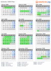 Kalender 2008 mit Ferien und Feiertagen Wien
