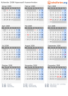 Kalender 2008 mit Ferien und Feiertagen Appenzell Ausserrhoden