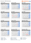 Kalender 2008 mit Ferien und Feiertagen Solothurn