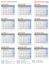 Kalender 2009 mit Ferien und Feiertagen Armenien