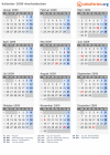 Kalender 2009 mit Ferien und Feiertagen Aserbaidschan