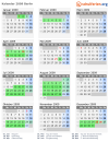 Kalender 2009 mit Ferien und Feiertagen Berlin