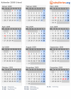 Kalender 2009 mit Ferien und Feiertagen Irland