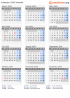 Kalender 2009 mit Ferien und Feiertagen Jamaika