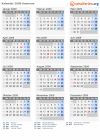 Kalender 2009 mit Ferien und Feiertagen Kamerun