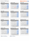 Kalender 2009 mit Ferien und Feiertagen Nepal