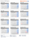 Kalender 2009 mit Ferien und Feiertagen Nigeria