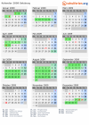 Kalender 2009 mit Ferien und Feiertagen Salzburg