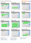 Kalender 2009 mit Ferien und Feiertagen Steiermark