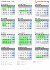 Kalender 2009 mit Ferien und Feiertagen Tirol