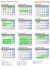 Kalender 2009 mit Ferien und Feiertagen Vorarlberg