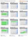 Kalender 2009 mit Ferien und Feiertagen Appenzell Ausserrhoden