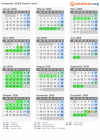 Kalender 2009 mit Ferien und Feiertagen Basel-Land