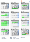 Kalender 2009 mit Ferien und Feiertagen Basel-Stadt