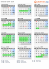 Kalender 2009 mit Ferien und Feiertagen Genf