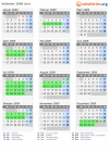 Kalender 2009 mit Ferien und Feiertagen Jura