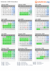 Kalender 2009 mit Ferien und Feiertagen Obwalden