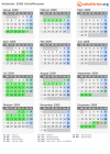 Kalender 2009 mit Ferien und Feiertagen Schaffhausen
