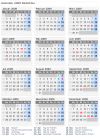 Kalender 2009 mit Ferien und Feiertagen Südafrika