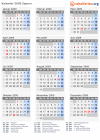 Kalender 2009 mit Ferien und Feiertagen Zypern