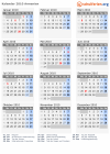 Kalender 2010 mit Ferien und Feiertagen Armenien