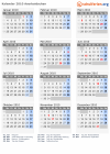 Kalender 2010 mit Ferien und Feiertagen Aserbaidschan