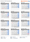 Kalender 2010 mit Ferien und Feiertagen Neusüdwales
